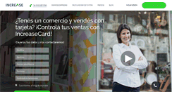 Desktop Screenshot of increasecard.com