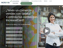 Tablet Screenshot of increasecard.com